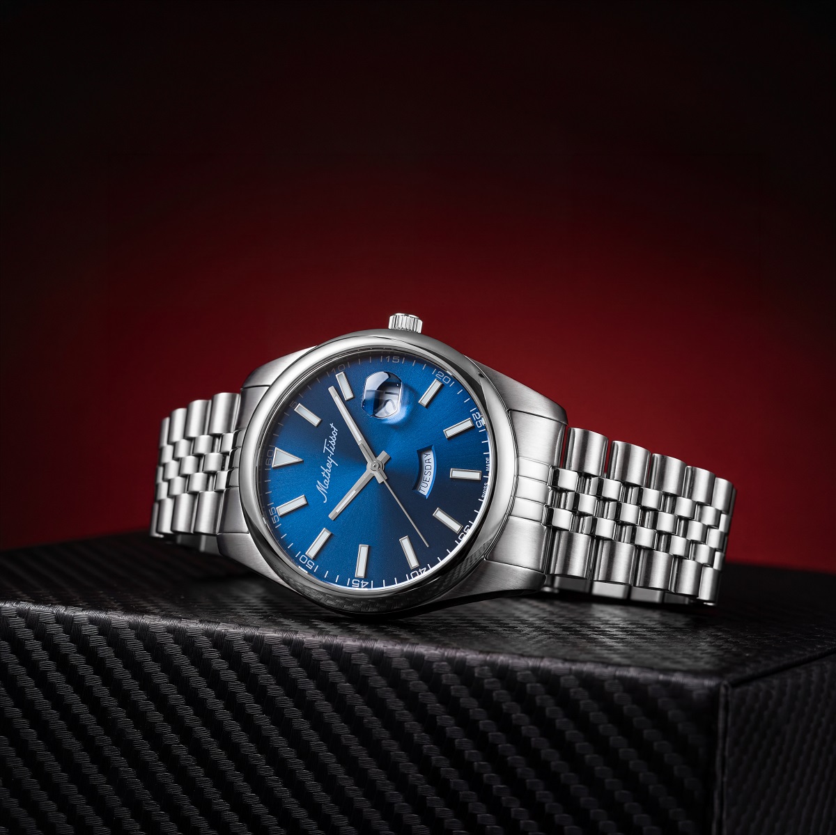 Đồng hồ Mathey-Tissot Mathy Day-Date H510ABU - Ảnh 3