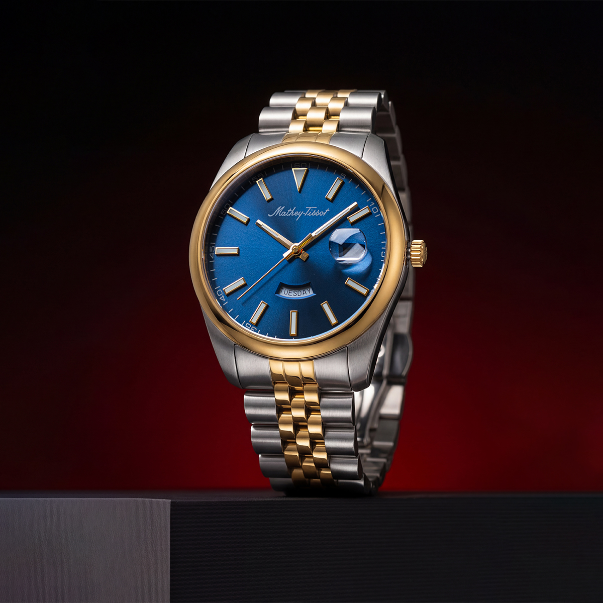Đồng hồ Mathey-Tissot Mathy Day-Date H510BBU - Ảnh 2