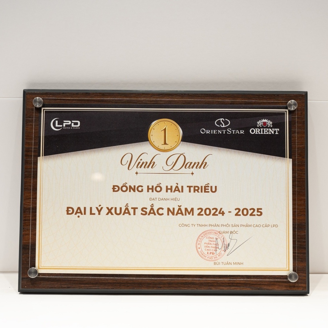 Hải Triều được Orient vinh danh “Đại lý Xuất sắc”