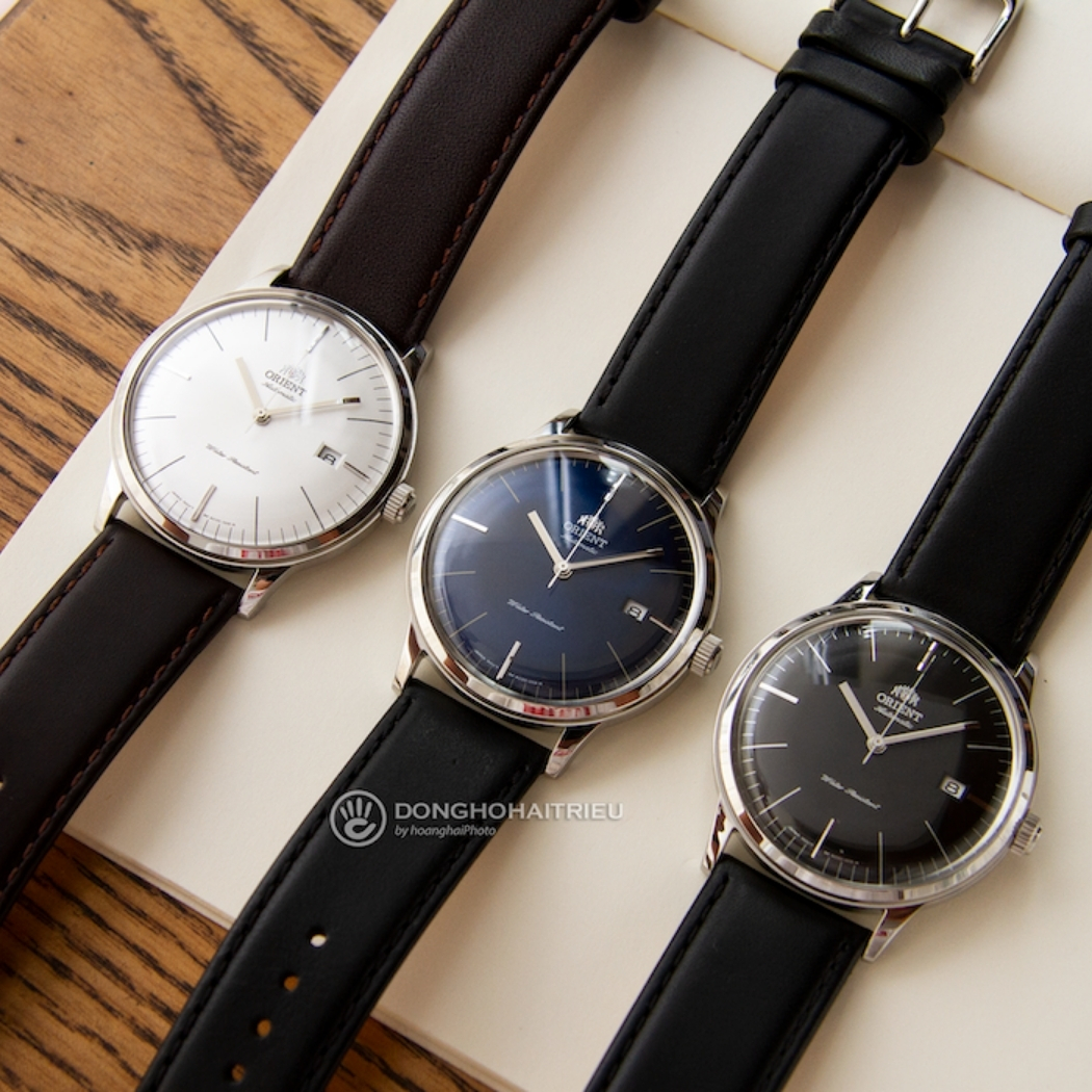 Orient Bambino mặt kính cong thanh lịch