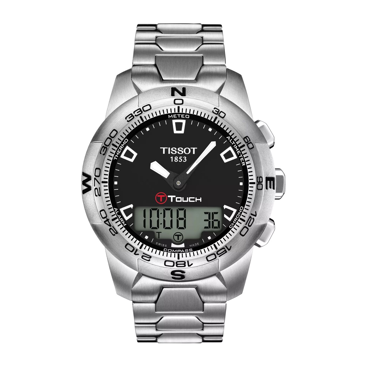 Ảnh thực tế chiếc đồng hồ Tissot T-Touch II Stainless Steel