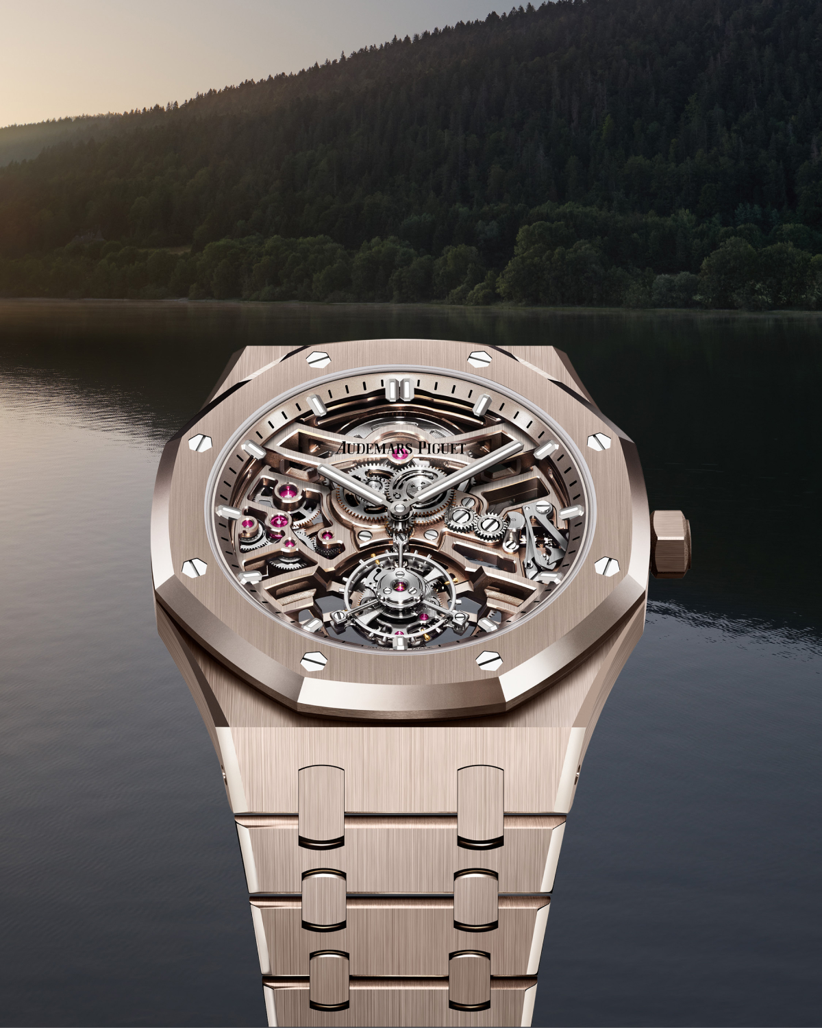 Kiểu dây đeo kim loại dáng Royal Oak