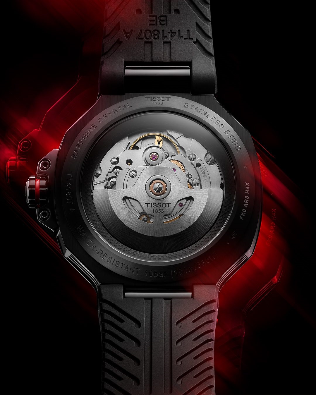 Bộ máy ETA độc quyền bởi Swatch Group trên đồng hồ Tissot T-Race Powermatic 80