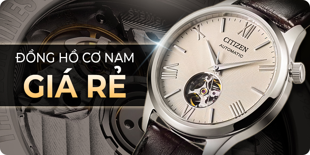 đồng hồ cơ nam giá rẻ chính hãng