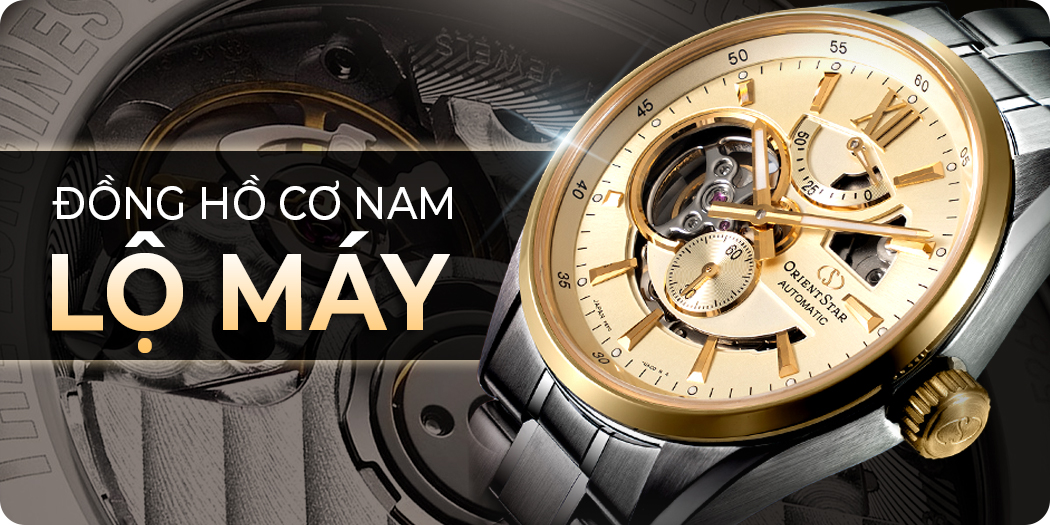 đồng hồ cơ nam lộ máy chính hãng