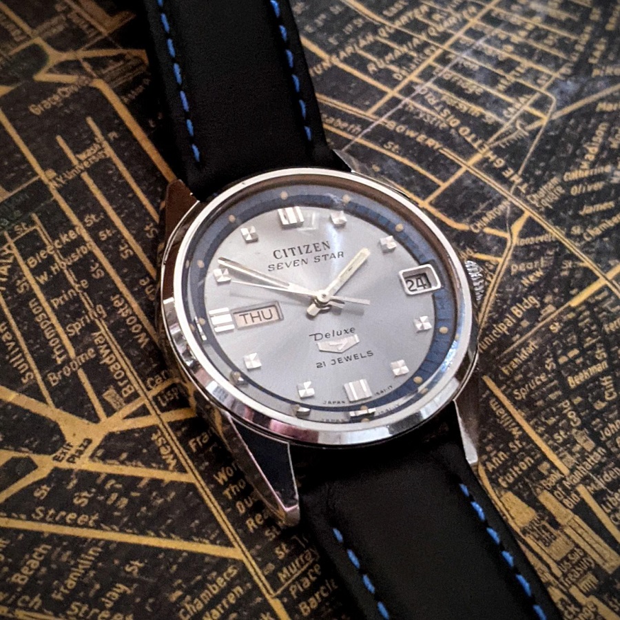 Chiếc đồng hồ Citizen Seven Star Delux 21 jewels ra đời 1967 được bàn luận sôi nổi trên Reddit