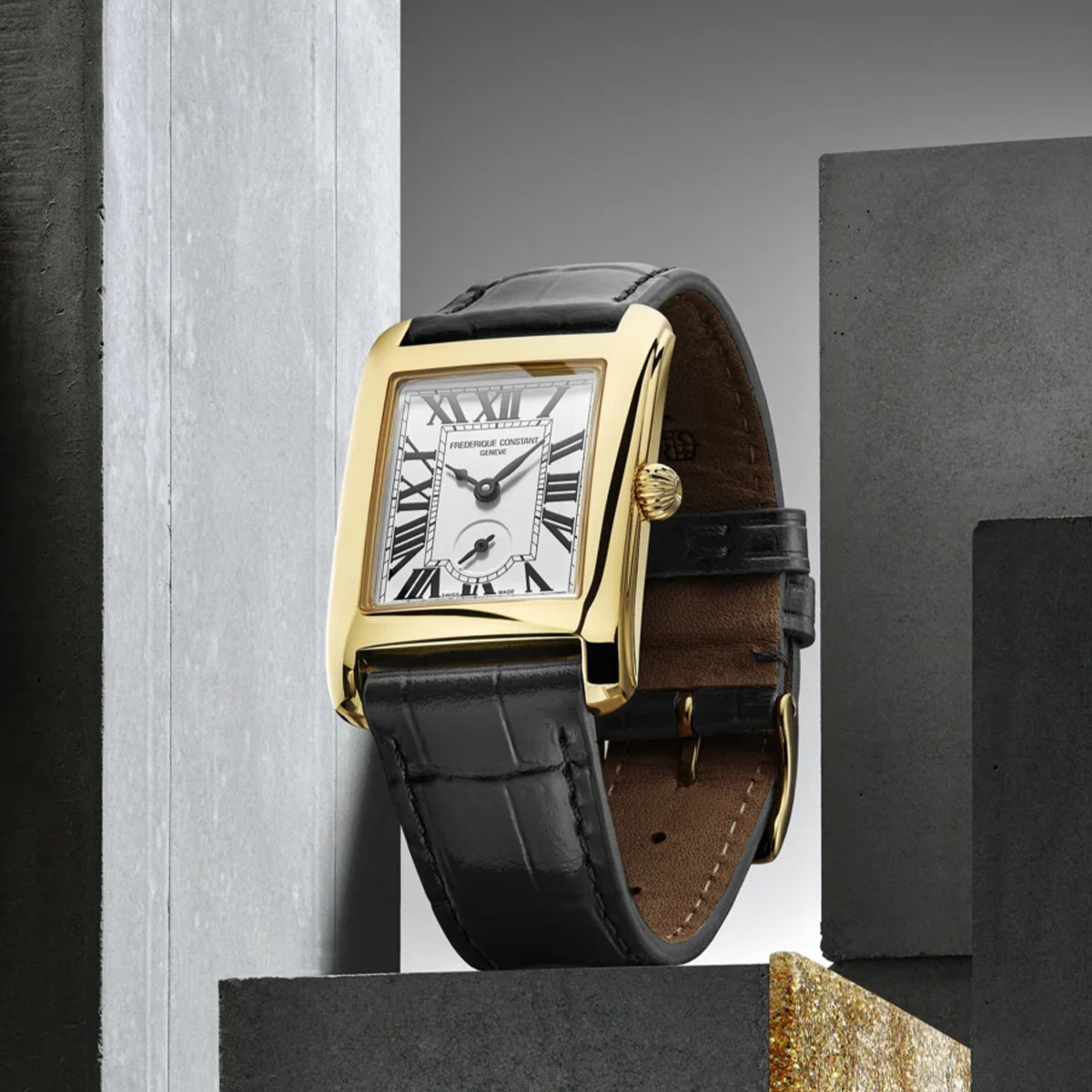 Đồng hồ Frederique Constant Carree Small Seconds-FC-235S2C5- Ảnh 2