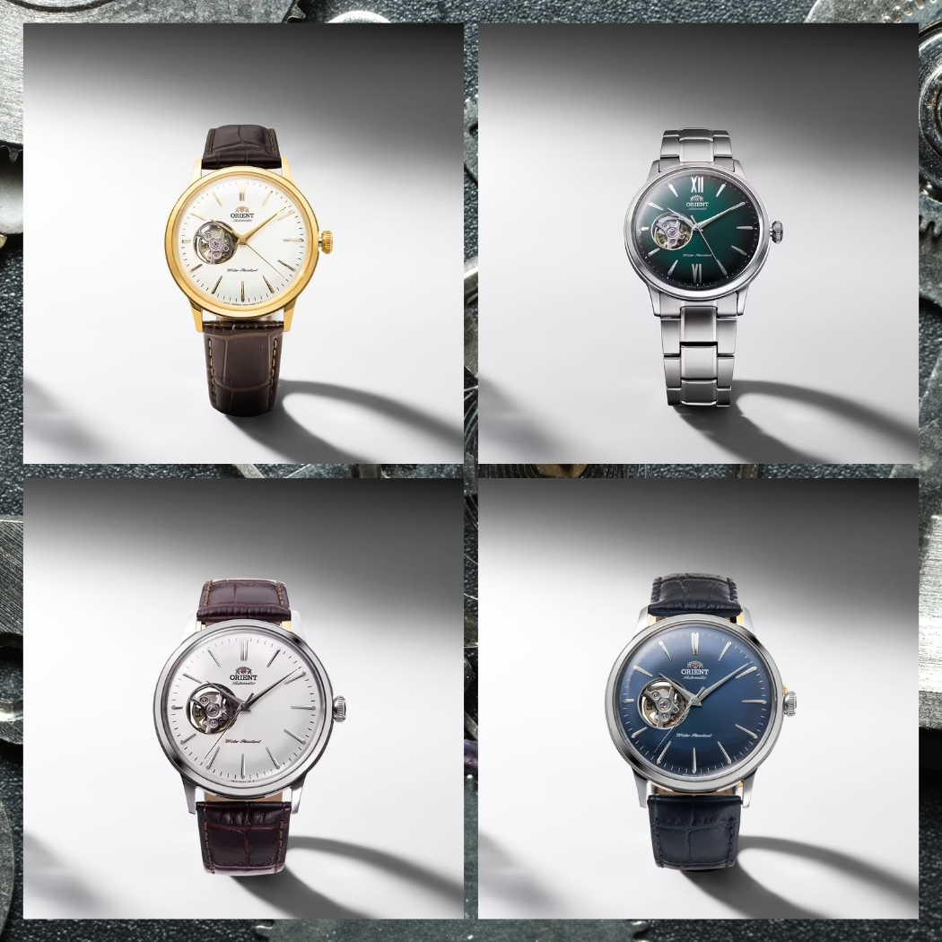 Các phiên bản màu sắc mặt đa dạng của đồng hồ Orient Bambino Open Heart