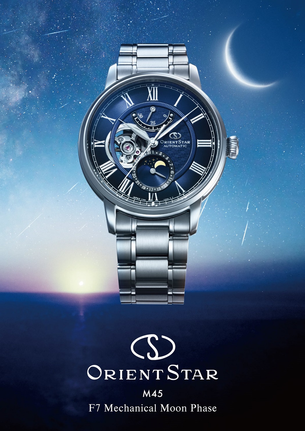 Đồng hồ Orient Star Classic M45 Mechanical Moon Phase 