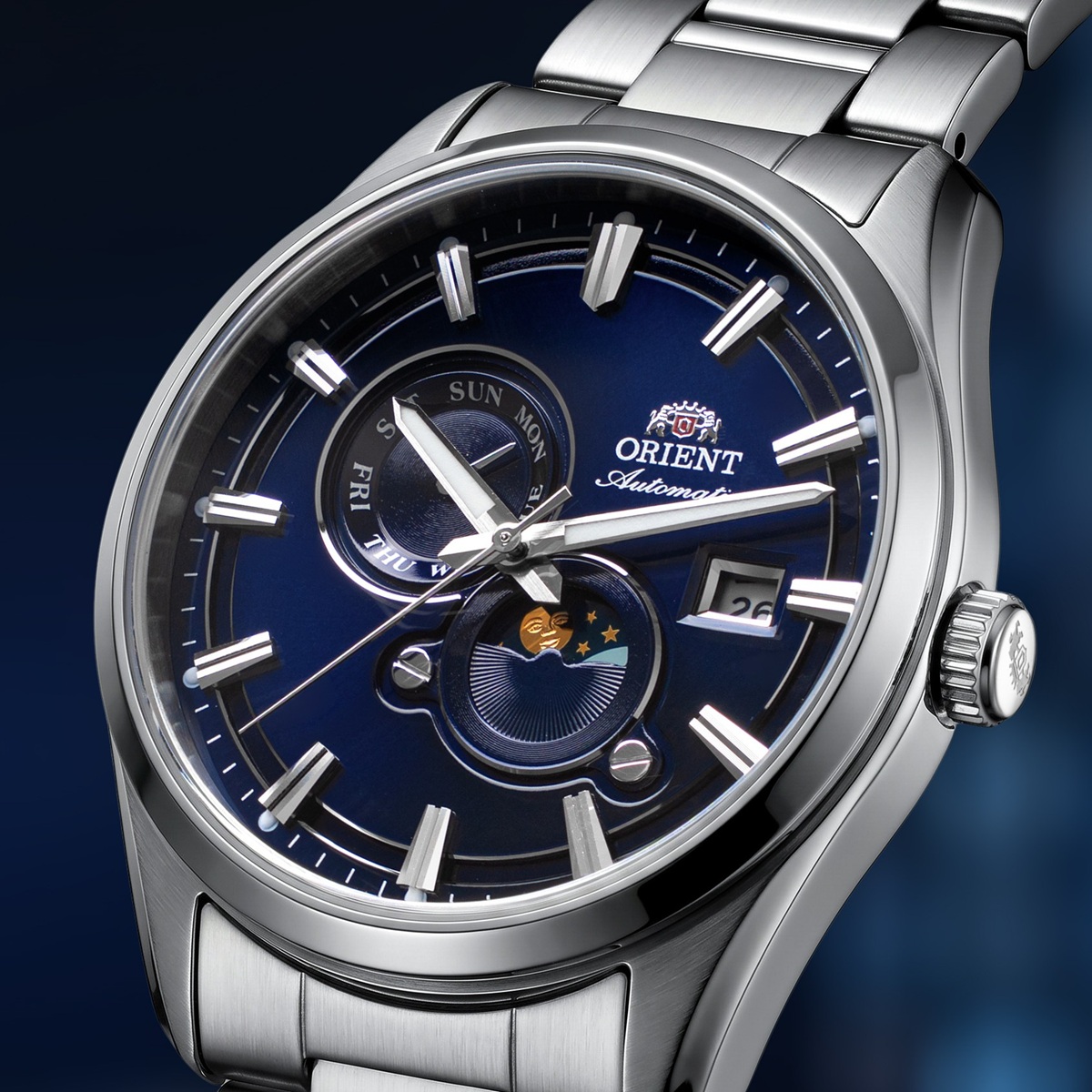 Đồng hồ Orient Stretto Day & Night RA-AK0315L30B- Ảnh 1