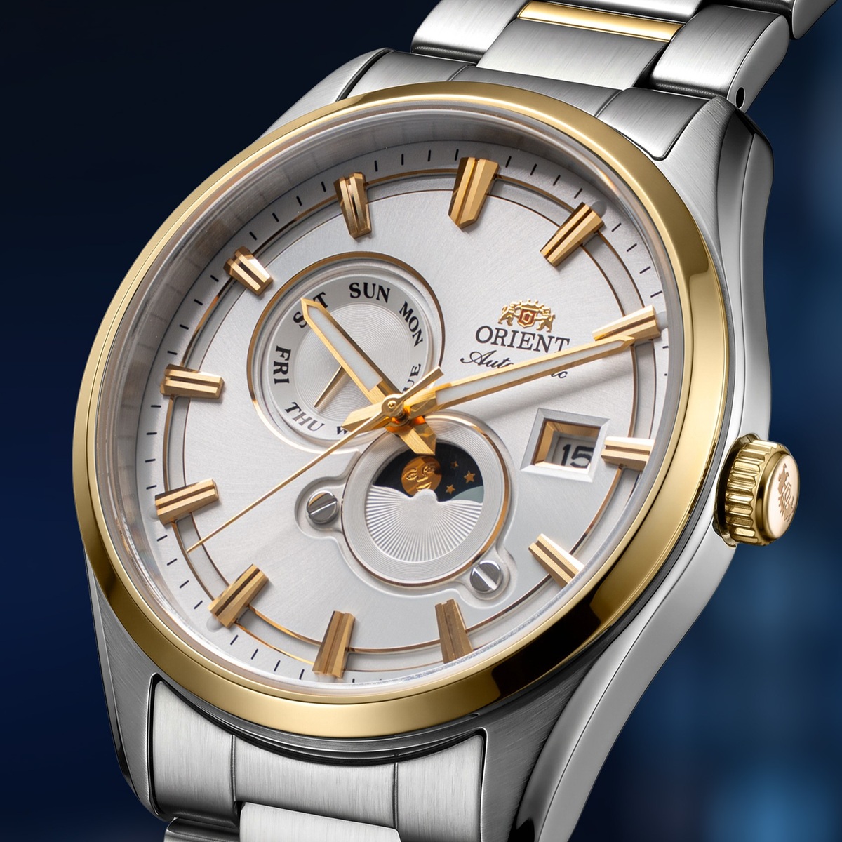 Đồng hồ Orient Stretto Day & Night RA-AK0312S30B- Ảnh 1