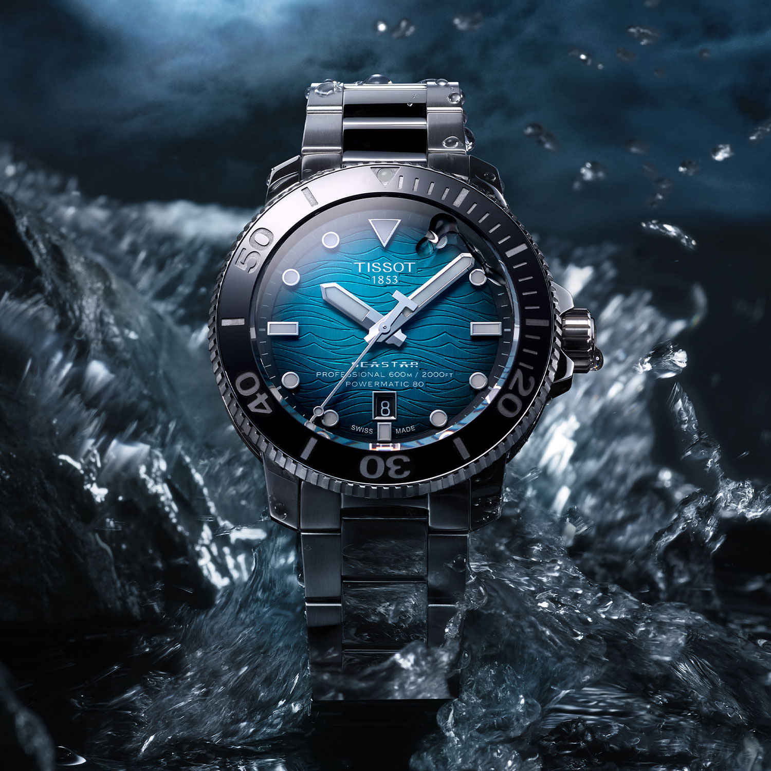 Dòng sản phẩm Tissot Seastar đại diện cho những cỗ máy lặn bền bỉ
