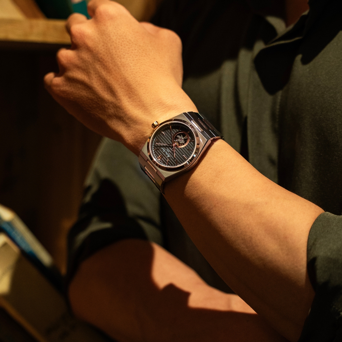 Đồng hồ Mathey-Tissot Zeus Open Heart EF118ATRS - Ảnh 1