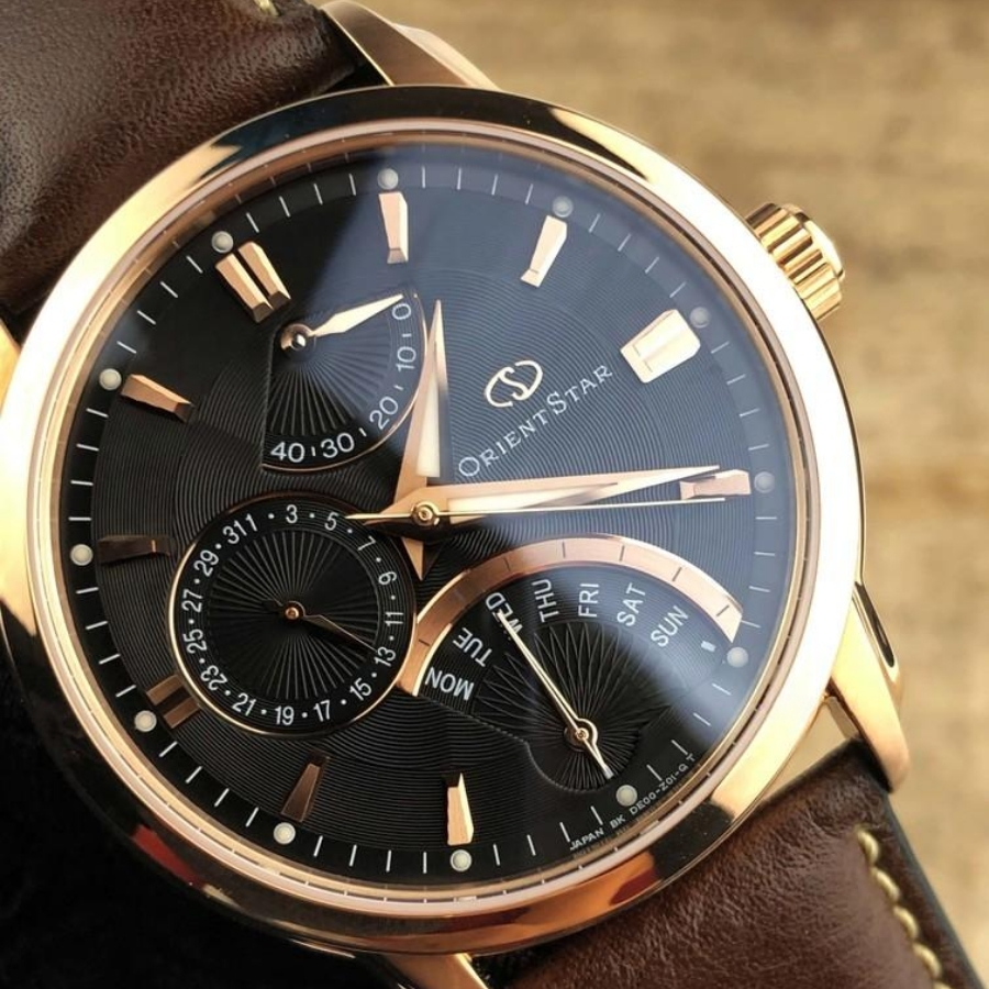 mặt số Orient Star Retrograde