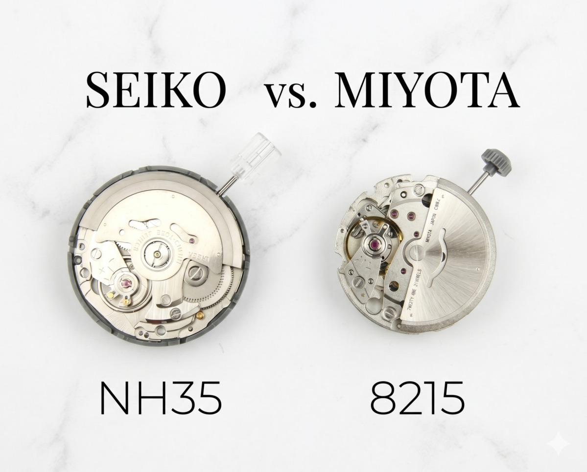 So sánh riêng Miyota 8215 vs Seiko NH35