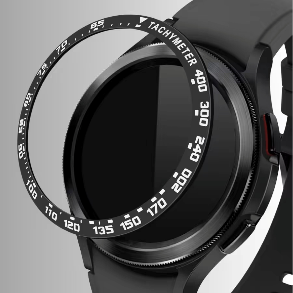 Cấu tạo vành bezel với thang đo Tachymeter tách rời.