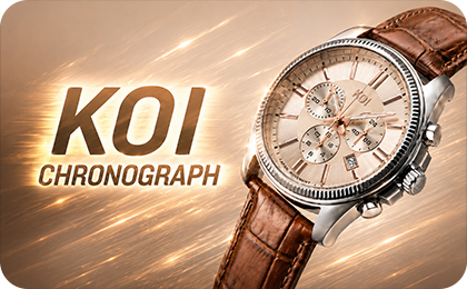 Bộ sưu tập đồng hồ KOI Chronograph