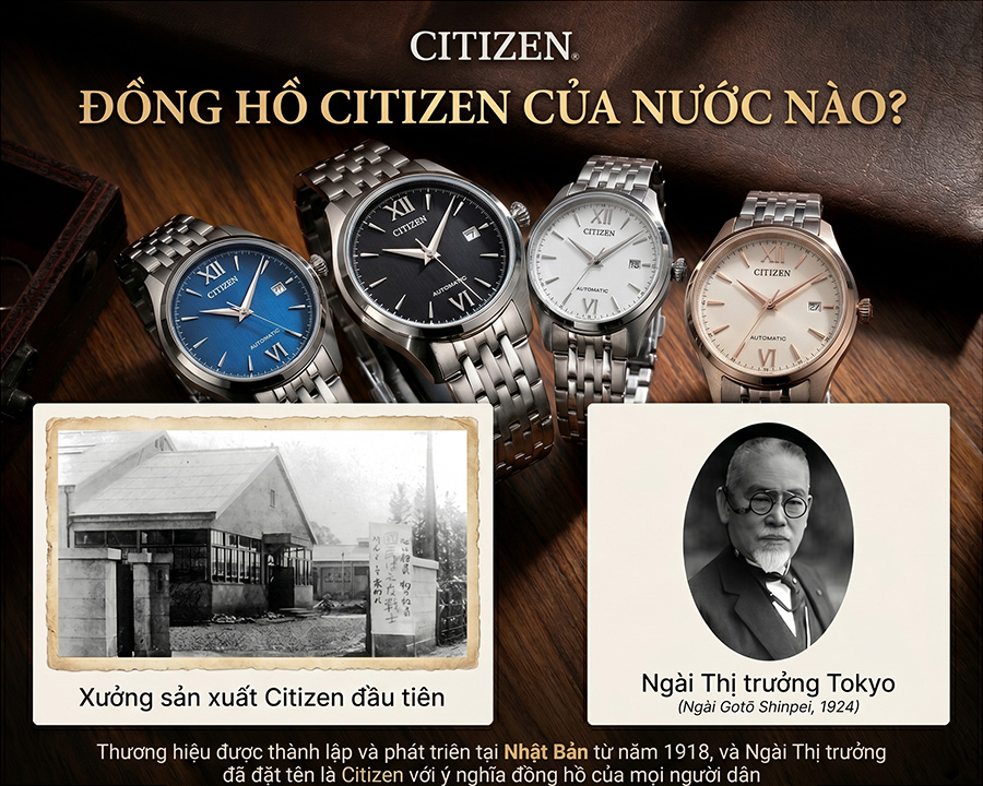 Đồng hồ Citizen của nước nào? Có tốt không?