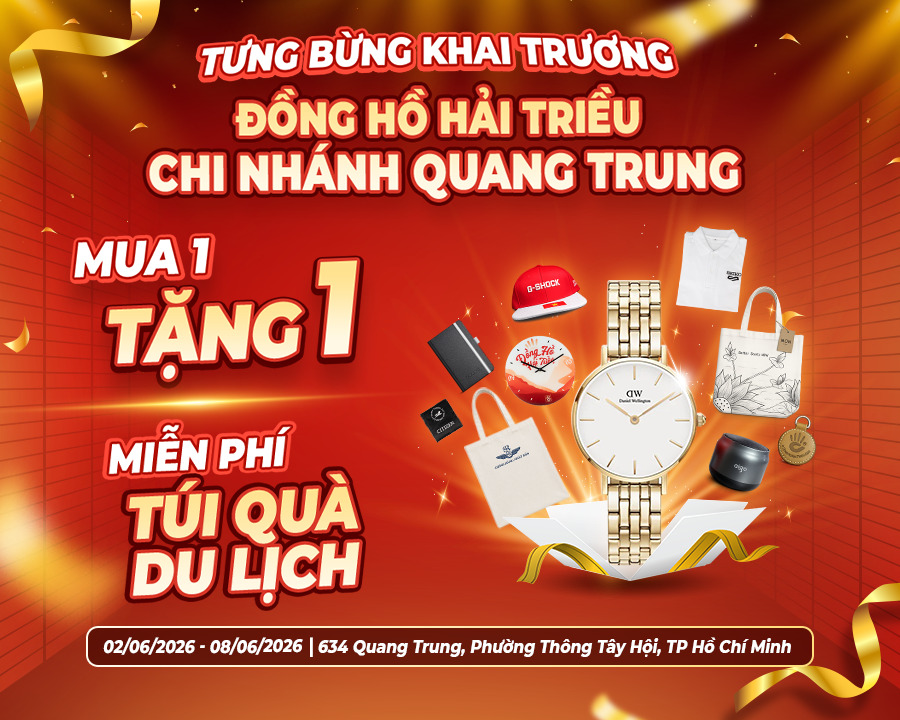 Khai trương chi nhánh Đồng Hồ Hải Triều Quang Trung