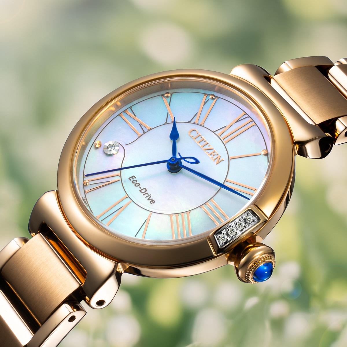 Đồng hồ Citizen Eco-Drive kính sapphire