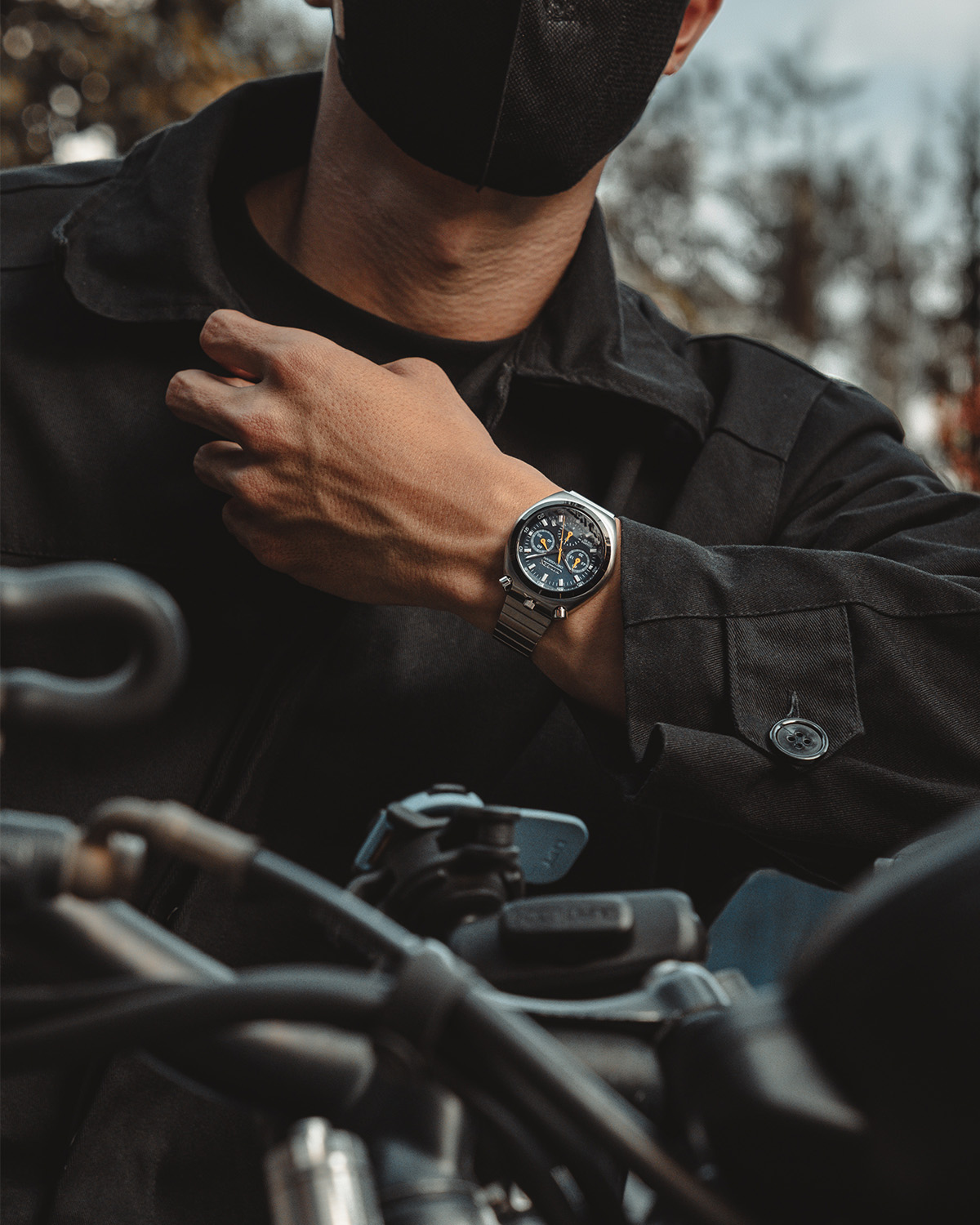 Vẻ đẹp của đồng hồ Citizen Quartz có chức năng Chronograph trên tay phái mạnh