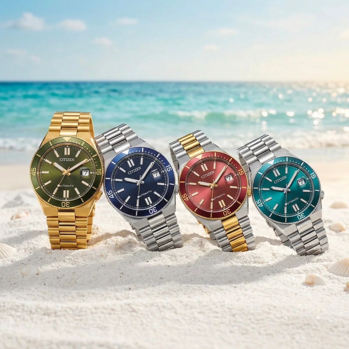 Bộ sưu tập Citizen Tsuyosa Shore phong cách Diver