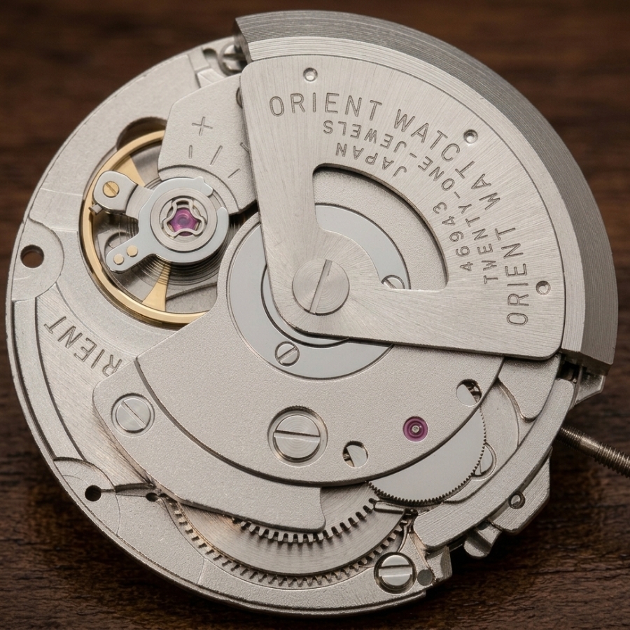 bộ máy caliber 46943 trên đồng hồ sk 1980 
