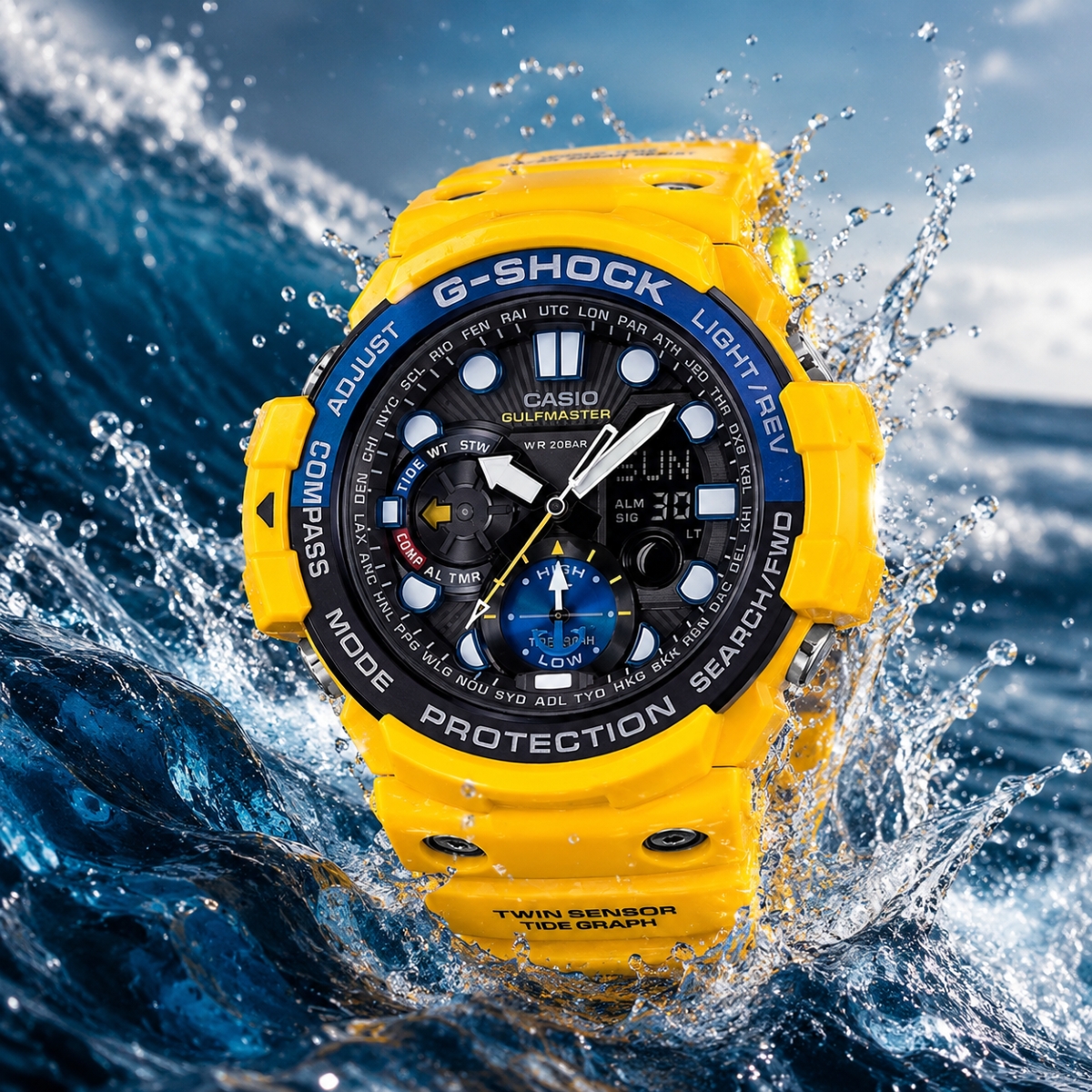 Đồng hồ Casio G-Shock WR20Bar GN-1000-9ADR.