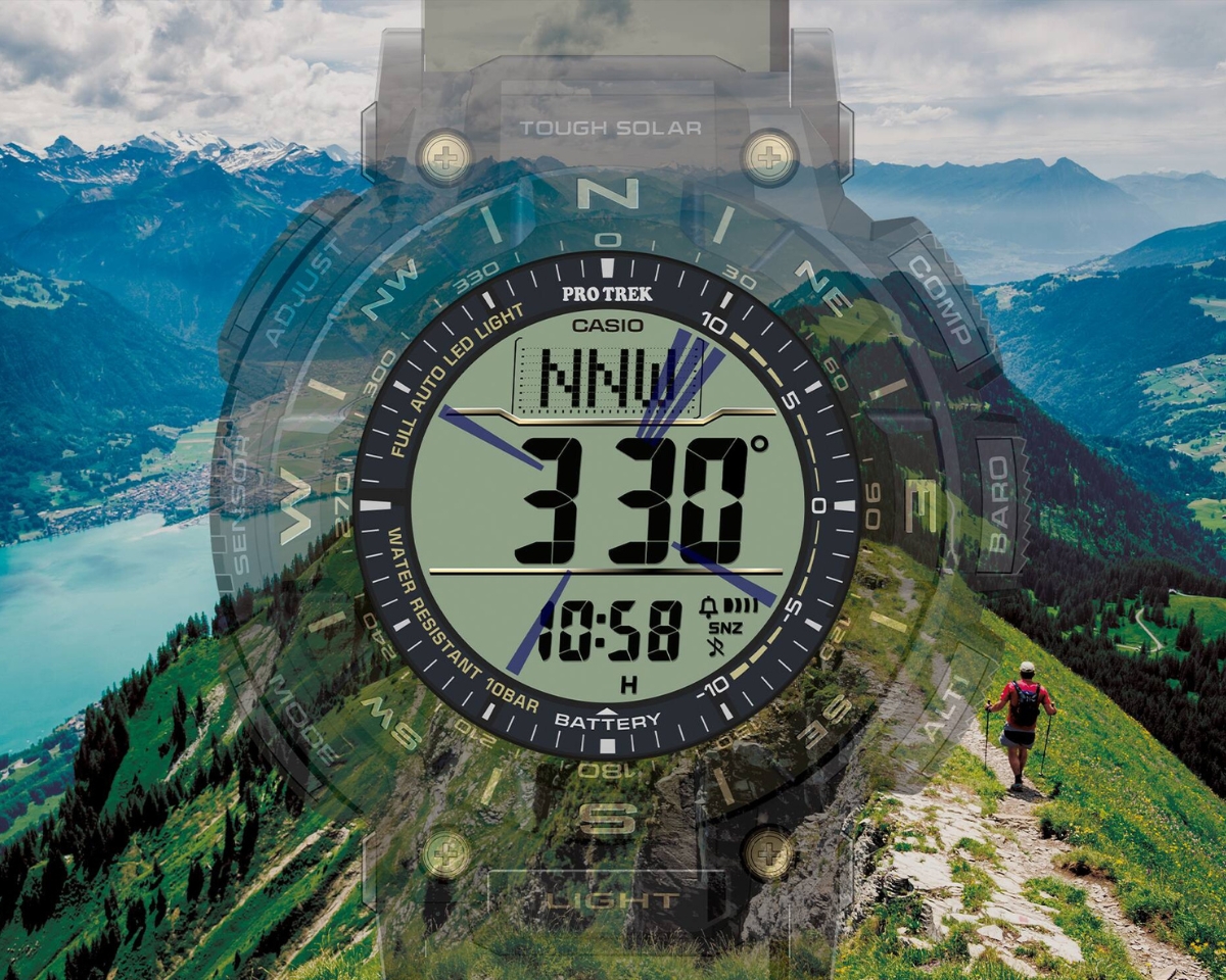 Cảm biến Triple Sensor trên đồng hồ G-Shock.
