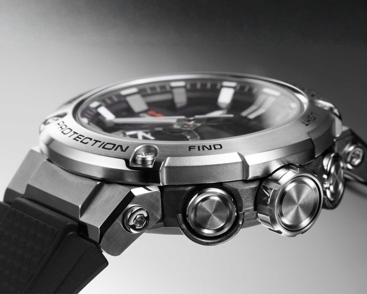Vỏ liền khối carbon trên đồng hồ G-Shock.