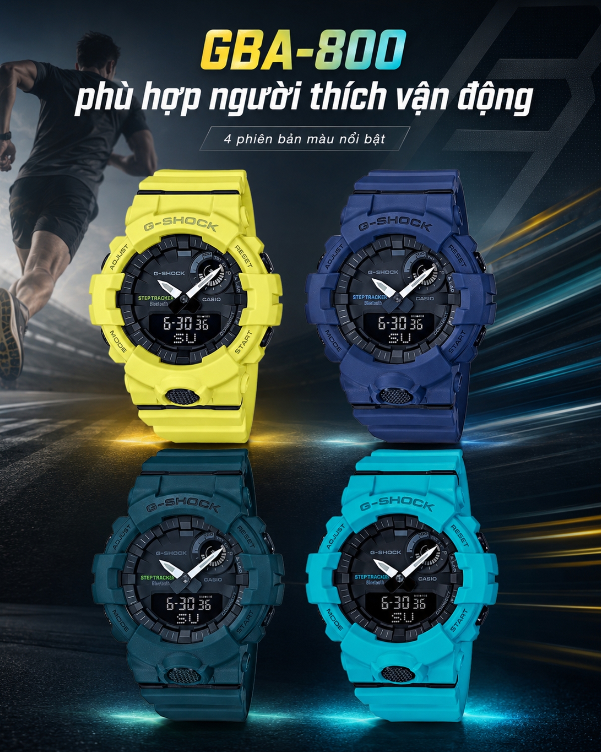 Dòng G-Shock giá rẻ GBA-800.