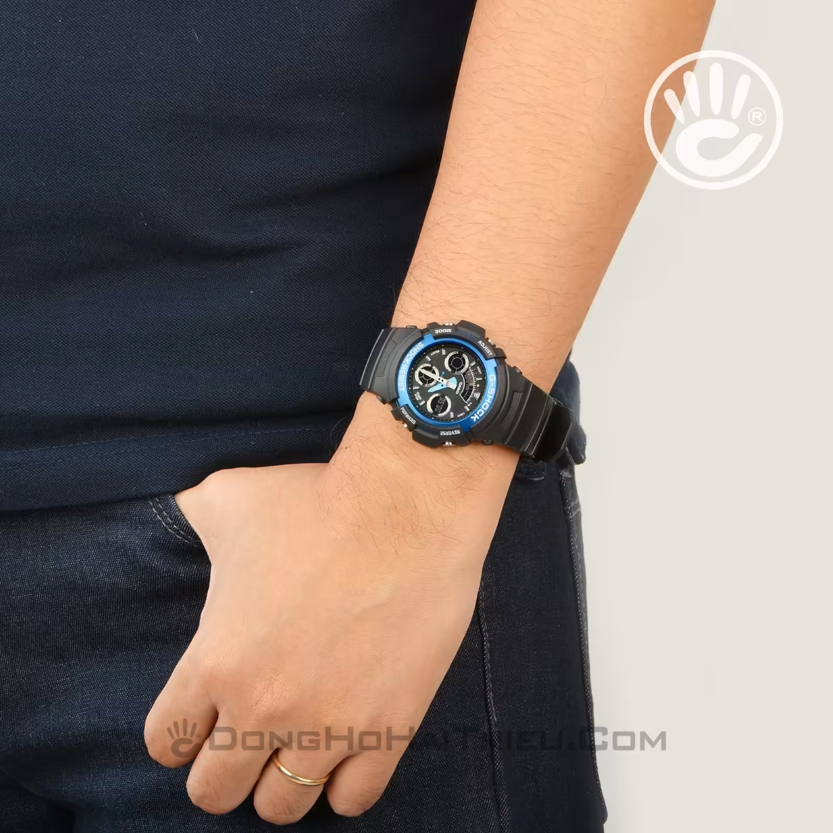 Mẫu đồng hồ G-Shock trẻ em AW-591-2ADR.
