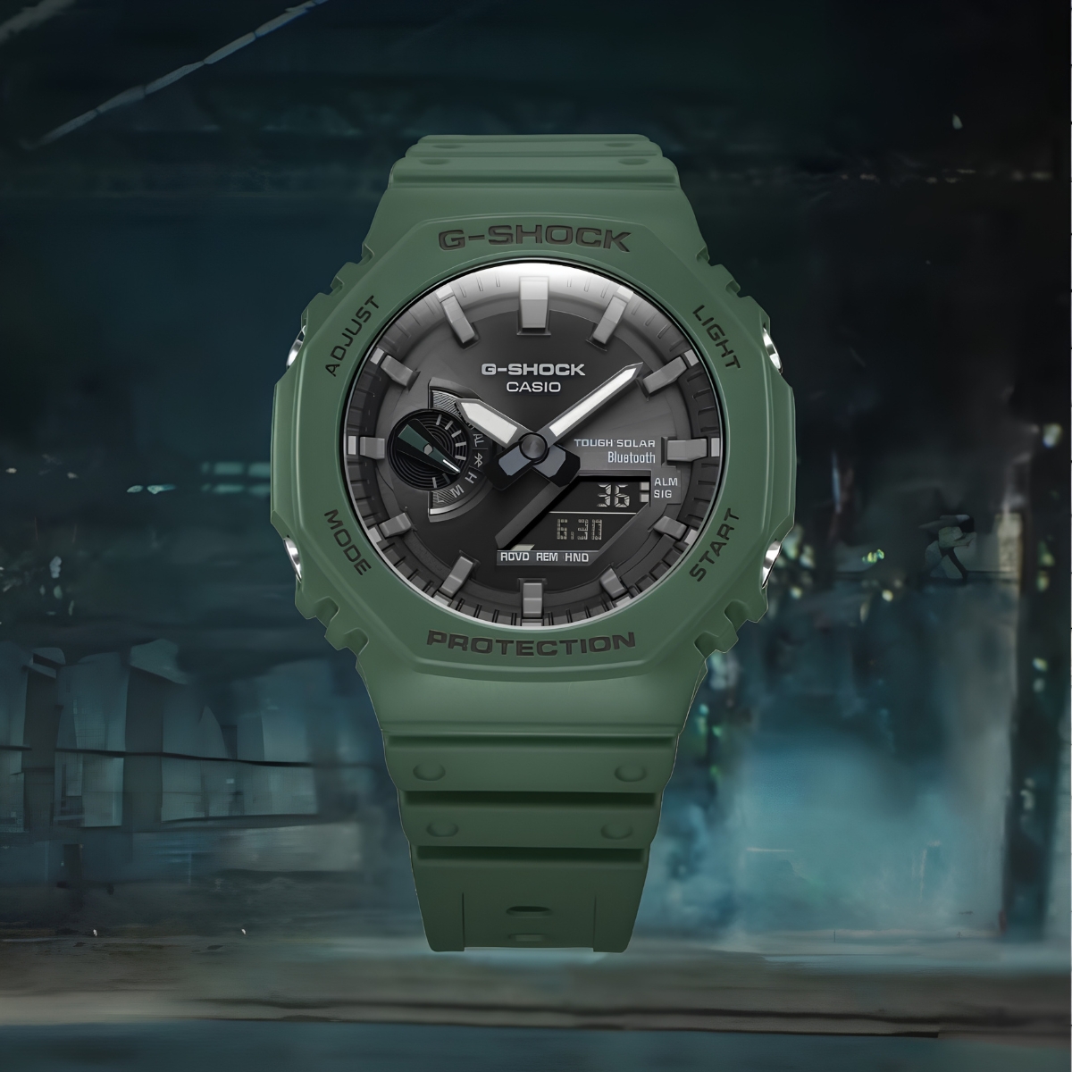 Đồng hồ quân đội G-Shock GA-B2100-3ADR.