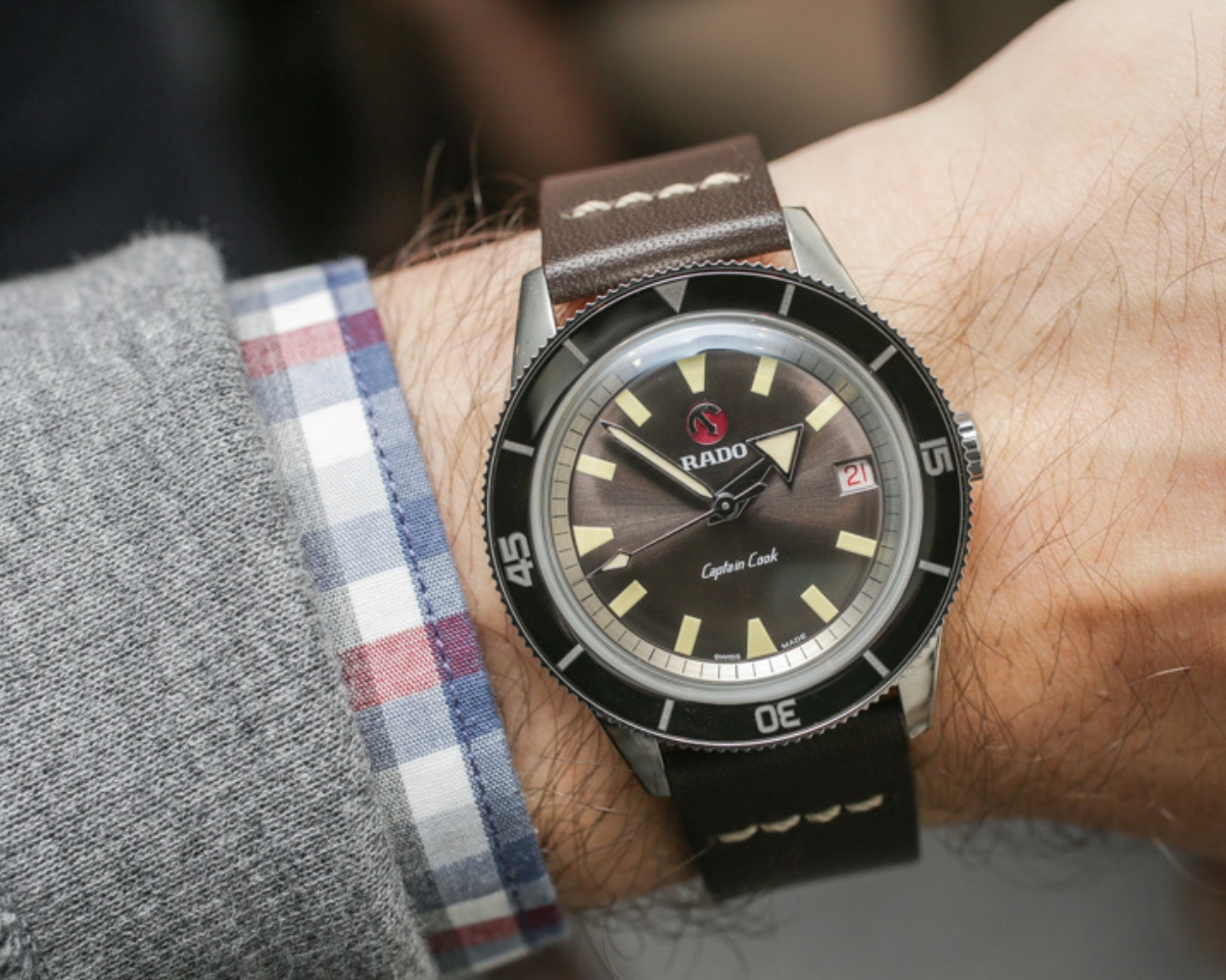 Mẫu Rado Captain Cook được tái sinh năm 2017 tại Baselworld.