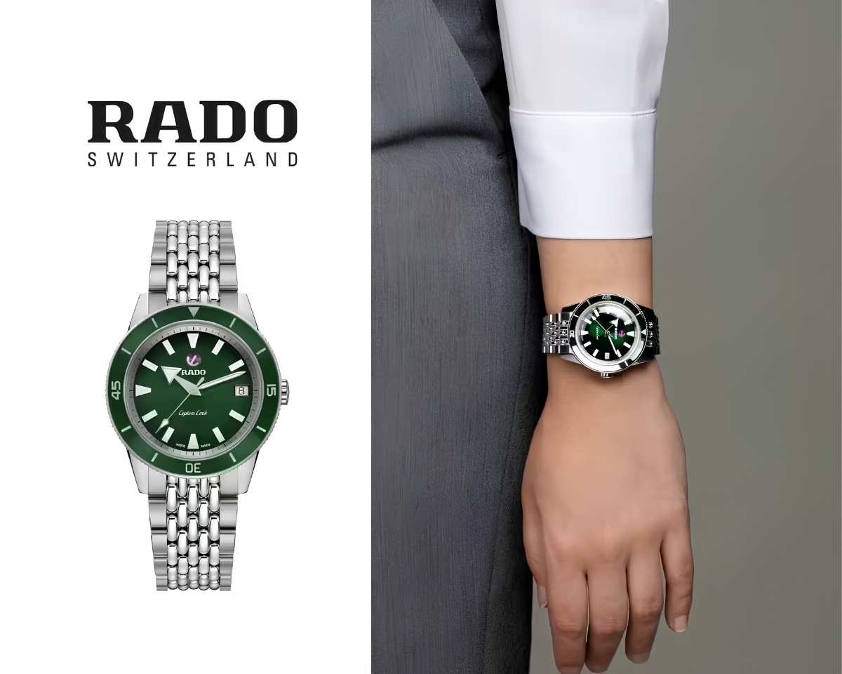 Rado Captain Cook R32500323 mặt số 37mm.