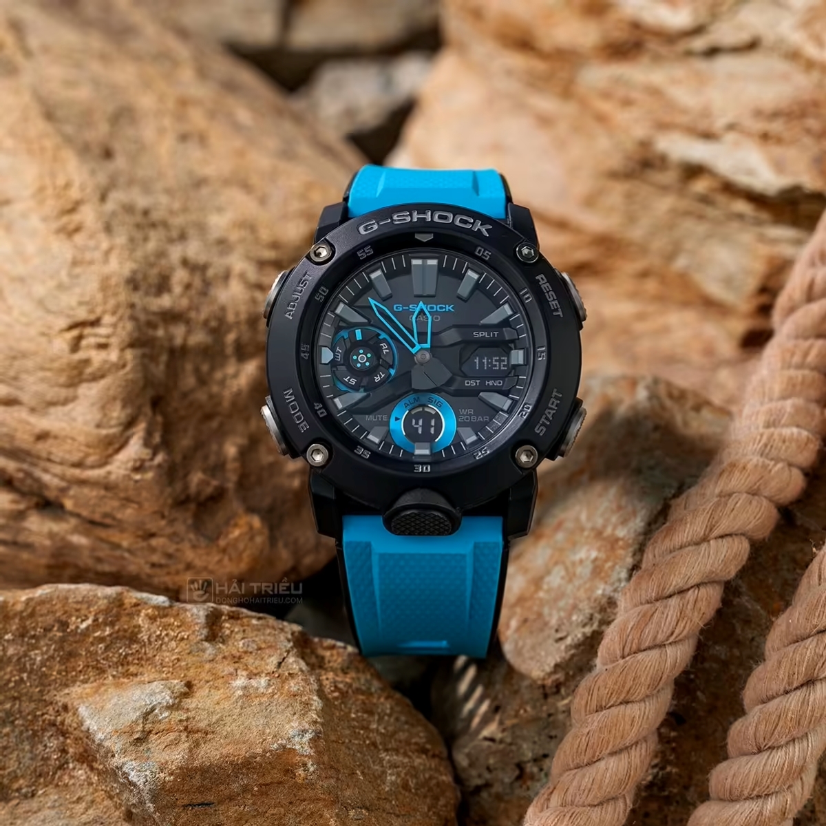 Đồng hồ G-Shock trẻ em GA-2000-1A2DR.