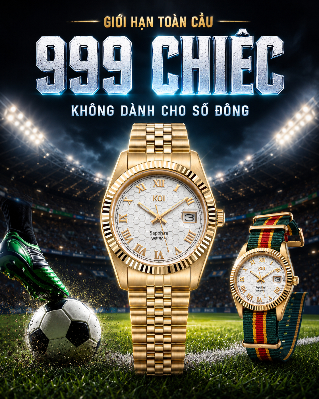 999 chiec dong ho koi bong