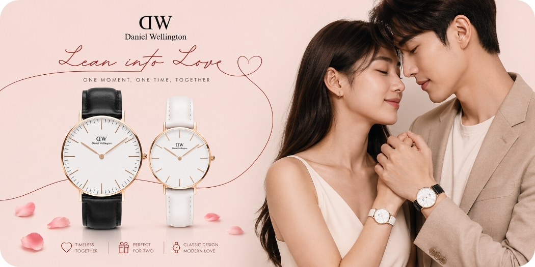 Đồng hồ DW Daniel Wellington cặp chính hãng