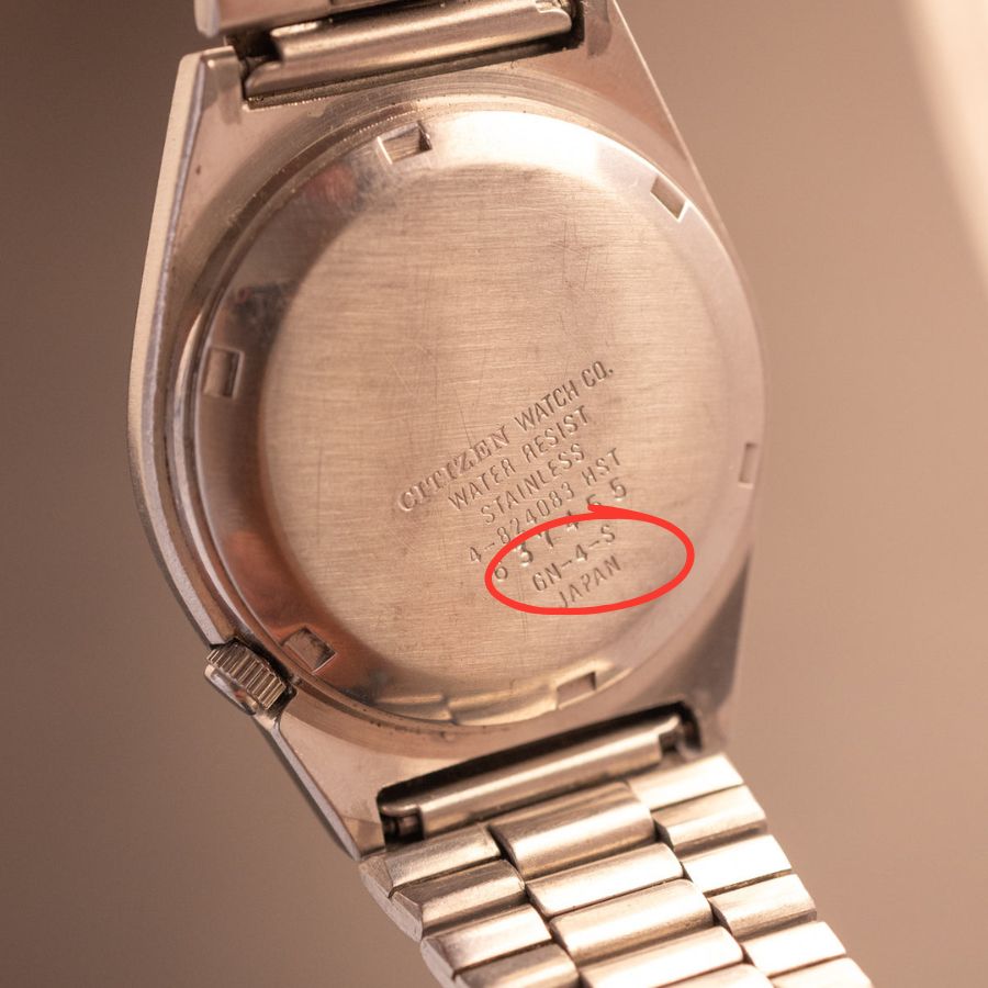 Dòng chữ này có trên đồng hồ Citizen Eagle 7