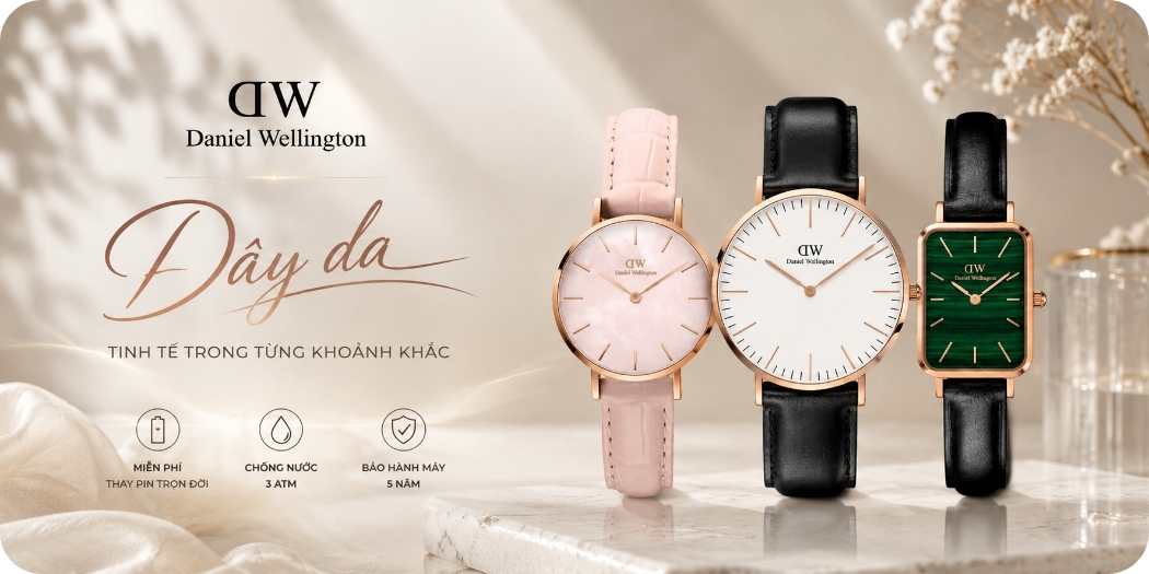 Đồng hồ DW dây da