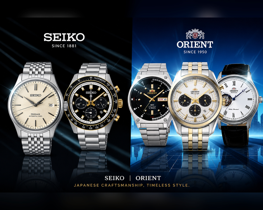 đồng hồ của seiko và orient
