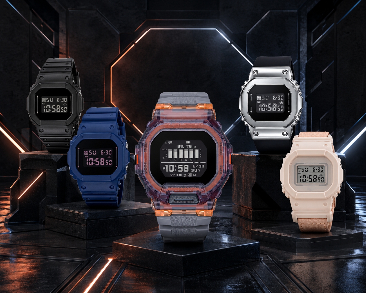Những mẫu đồng hồ G-Shock mặt vuông.