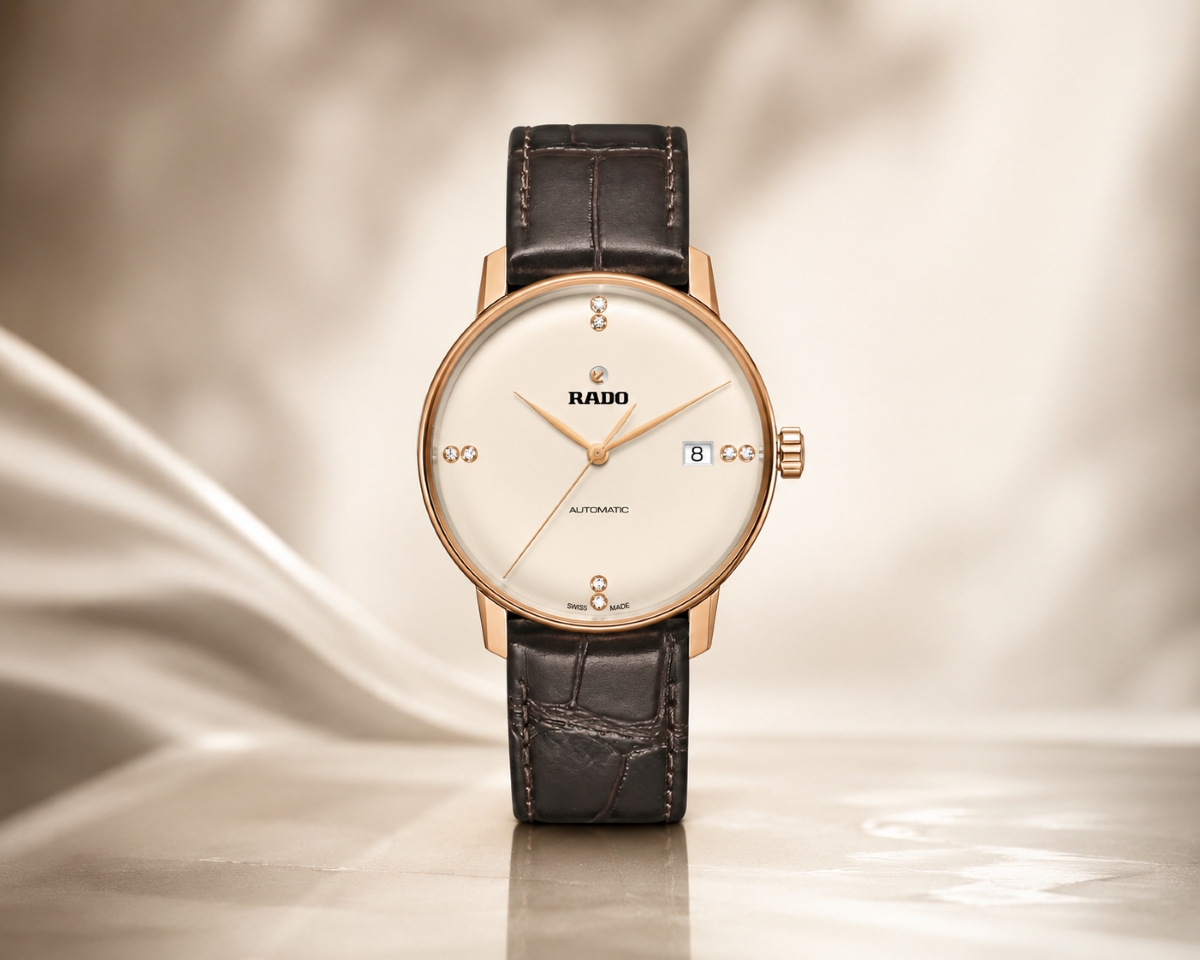 Mẫu Rado Coupole Automatic Diamonds R22861765 đính 8 viên kim cương 0,06400 carat.