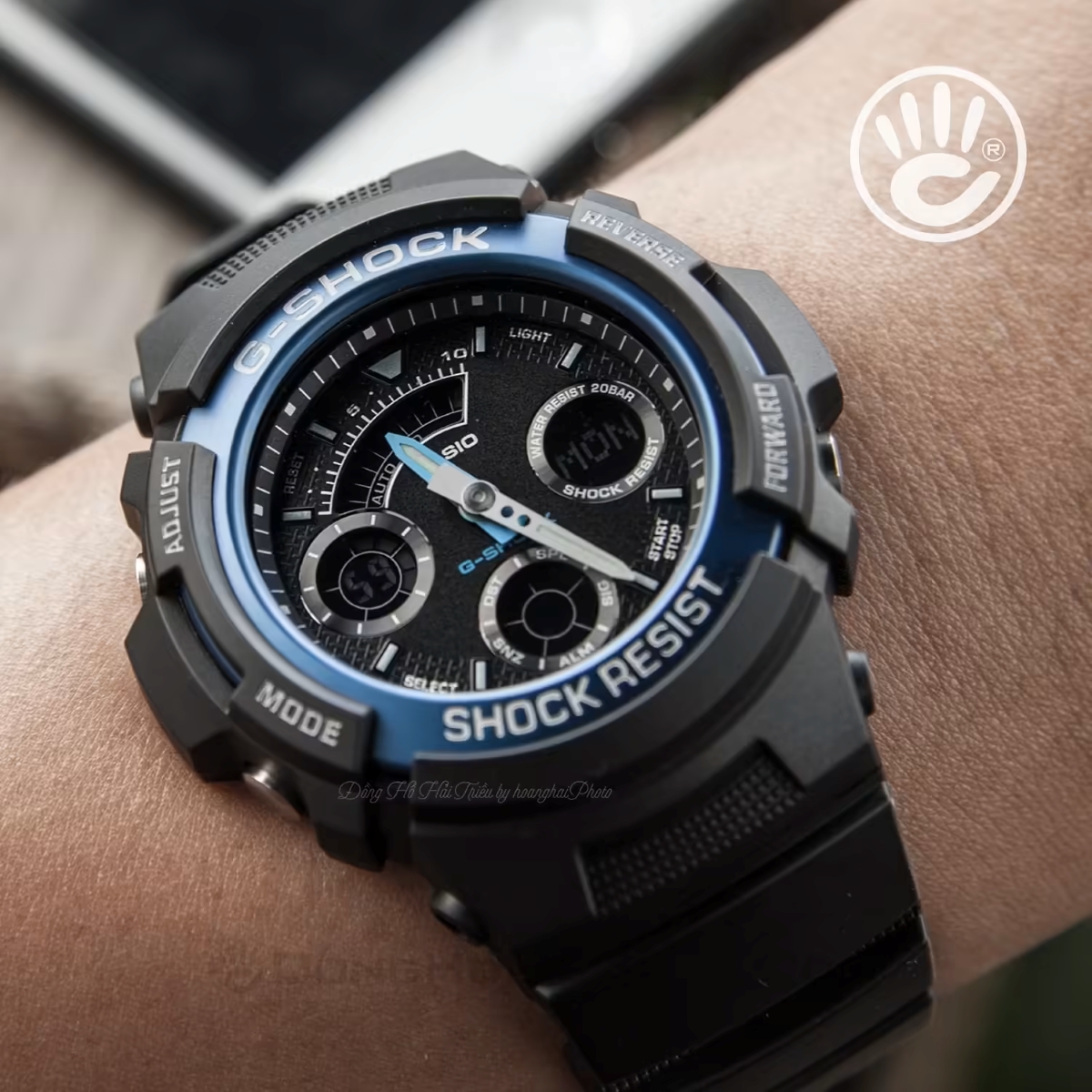 Cận cảnh đồng hồ G-Shock AW-591-2ADR.