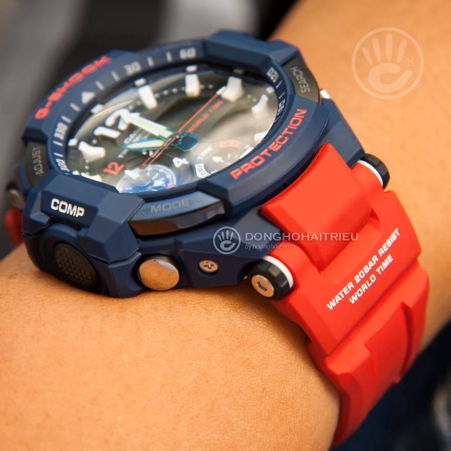 Các chi tiết trên đồng hồ GA-1100 chính hãng được hoàn thiện tinh xảo.