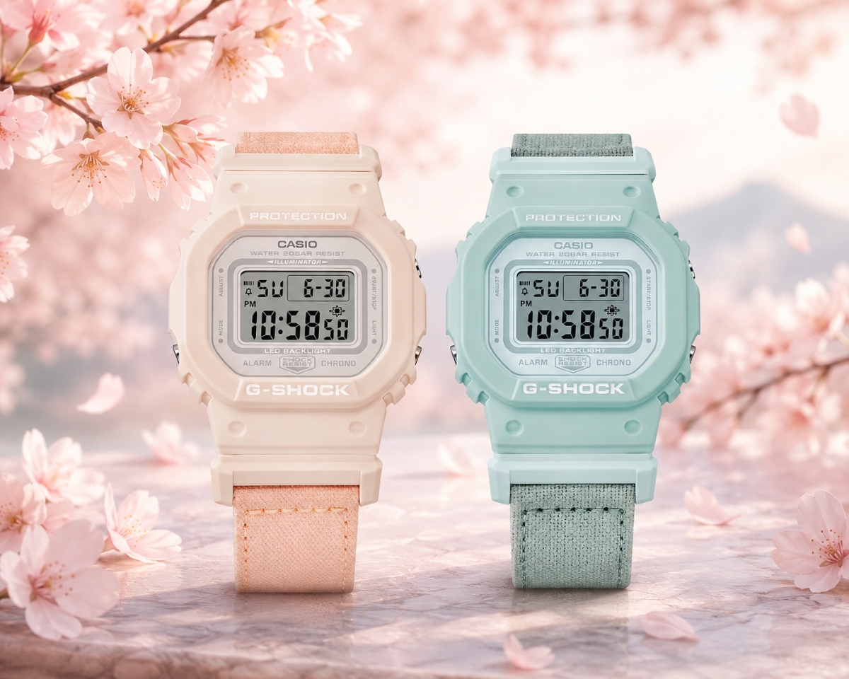 Đồng hồ G-Shock GMD-S5600CT-4DR và GMD-S5600CT-3DR dây vải TRUECOTTON.