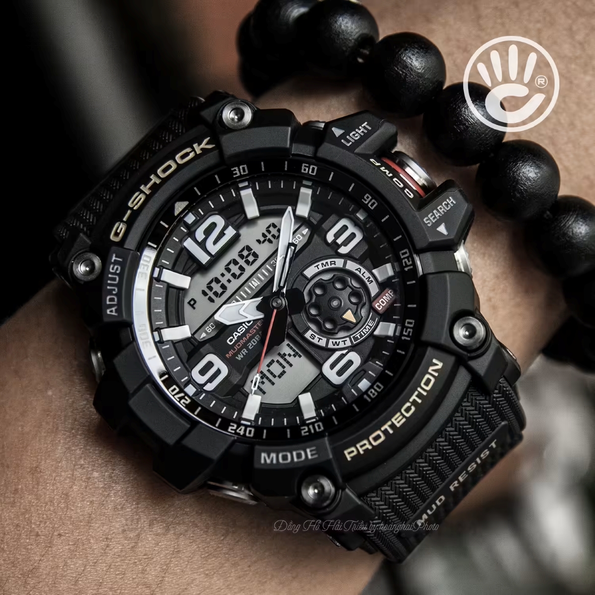 Mẫu G-Shock đen GG-1000-1ADR to bản hợp cổ tay lớn.