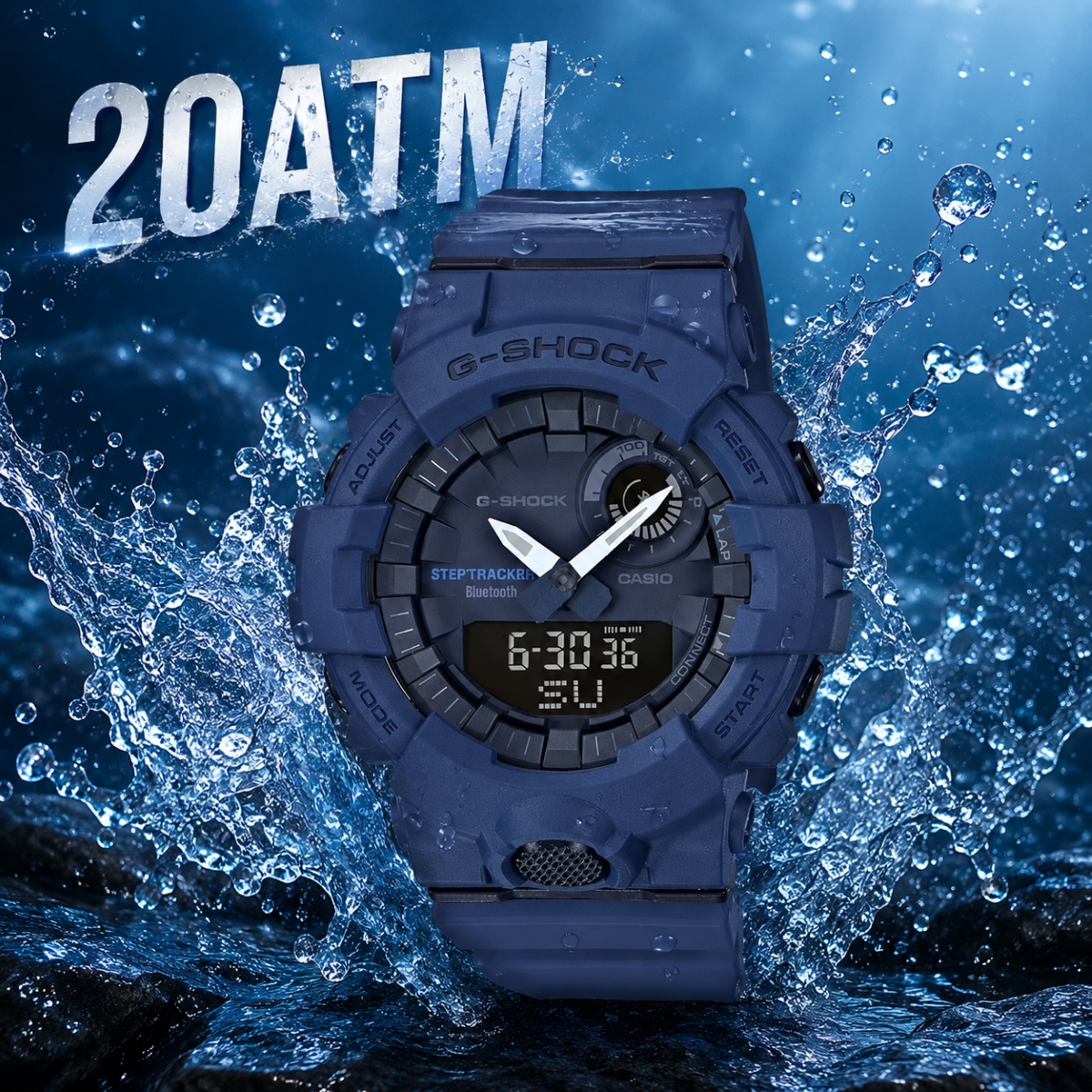 Đồng hồ G-Shock Bluetooth chống nước 20ATM.