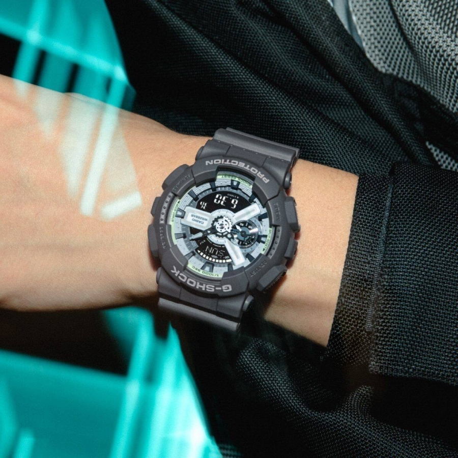 Mặt số hầm hố của mẫu GA-110HD-8A.