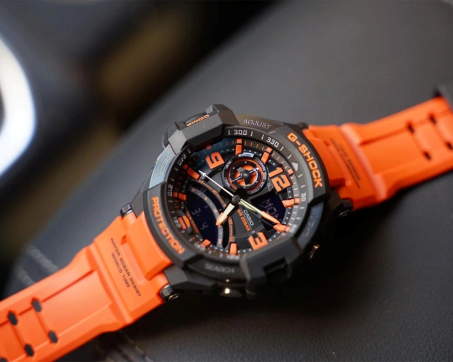 Mẫu đồng hồ G-Shock có Twin Sensor phối màu nổi bật.